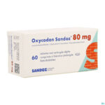 Oxycodon HCl 80 mg 1 tablet